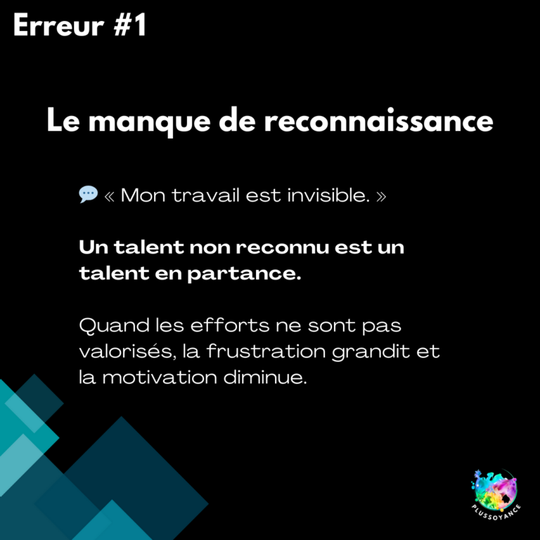 4 erreurs qui font fuir vos meilleurs talents