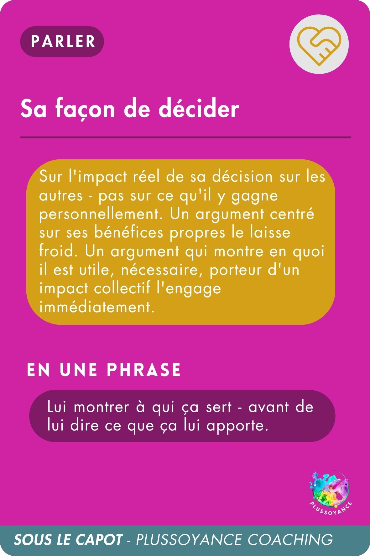 contribution verso